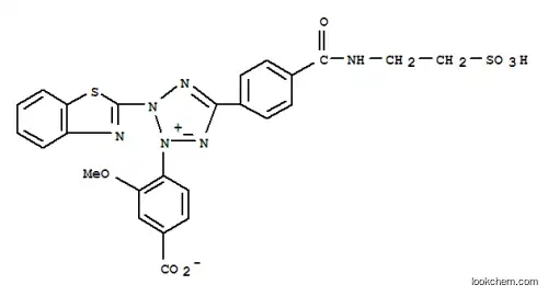 Molecular Structure of 178925-54-7 (2-Benzothiazolyl-3-(4-carboxy-2-methoxyphenyl)-5-(4-(2-sulfoethylcarbamoyl)phenyl)-2H-tetrazolium)