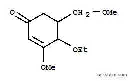 Molecular Structure of 179177-08-3 (2-Cyclohexen-1-one,4-ethoxy-3-methoxy-5-(methoxymethyl)-(9CI))