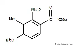 Molecular Structure of 181434-72-0 (Benzoic acid, 2-amino-4-ethoxy-3-methyl-, methyl ester (9CI))