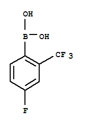 4-FLUORO-2-(TRIFLUOROMETHYL)BENZENEBORONIC ACID 182344-16-7