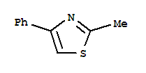Molecular Structure of 1826-16-0 (Thiazole,2-methyl-4-phenyl-)