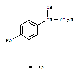 Benzeneacetic acid, a,4-dihydroxy-, hydrate (1:1)