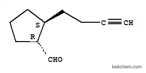 Molecular Structure of 184915-15-9 (Cyclopentanecarboxaldehyde, 2-(3-butynyl)-, trans- (9CI))