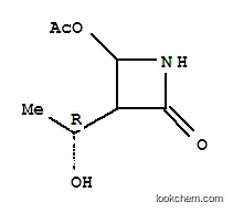 Molecular Structure of 185515-28-0 (2-Azetidinone,4-(acetyloxy)-3-(1-hydroxyethyl)-,[3(R)]-(9CI))
