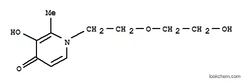 Molecular Structure of 185743-65-1 (4(1H)-Pyridinone, 3-hydroxy-1-[2-(2-hydroxyethoxy)ethyl]-2-methyl- (9CI))