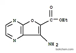 Molecular Structure of 187732-95-2 (Furo[2,3-b]pyrazine-6-carboxylic acid, 7-amino-, ethyl ester (9CI))