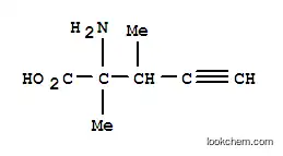 Molecular Structure of 191615-51-7 (4-Pentynoicacid,2-amino-2,3-dimethyl-(9CI))