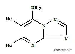 Molecular Structure of 191655-97-7 ([1,2,4]Triazolo[1,5-a]pyrimidin-7-amine,  5,6-dimethyl-)