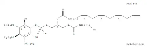 D-myo-Inositol, 3,4,5-tris(dihydrogen phosphate) 1-(2R)-2-(5Z,8Z,11Z,14Z)-1-oxo-5,8,11,14-eicosatetraenyloxy-3-(1-oxooctadecyl)oxypropyl hydrogen phosphate