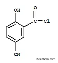 Molecular Structure of 198025-65-9 (Benzoyl chloride, 5-cyano-2-hydroxy- (9CI))