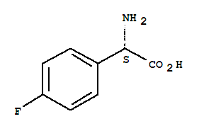Molecular Structure of 19883-57-9 (Benzeneacetic acid, a-amino-4-fluoro-, (aS)-)