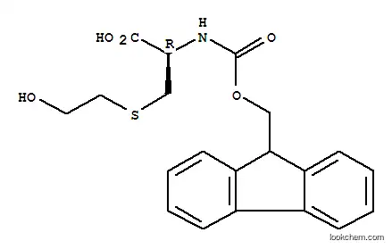 Molecular Structure of 200354-35-4 (FMOC-CYS(2-HYDROXYETHYL)-OH)