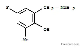 Molecular Structure of 2062-47-7 (2-DIMETHYLAMINOMETHYL-4-FLUORO-6-METHYL-PHENOL)