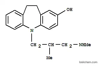 Molecular Structure of 2064-14-4 (5H-Dibenzb,fazepin-2-ol, 10,11-dihydro-5-2-methyl-3-(methylamino)propyl-)