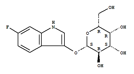 (2S,3R,4S,5R,6R)-2-((6-Fluoro-1H-indol-3-yl)oxy)-6-(hydroxymethyl)tetrahydro-2H-pyran-3,4,5-triol