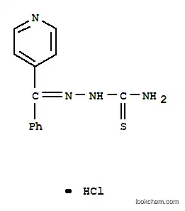 Hydrazinecarbothioamide, 2-(phenyl-4-pyridinylmethylene)-, monohydrochloride