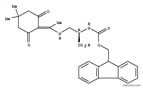 Molecular Structure of 210830-03-8 (FMOC-D-DAP(DDE)-OH)