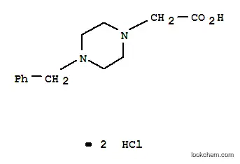 Molecular Structure of 214535-51-0 ((4-BENZYL-PIPERAZIN-1-YL)-ACETIC ACID DIHYDROCHLORIDE)
