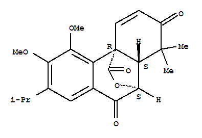 220785-04-6,2H-10,4a-(Epoxymethano)phenanthrene-2,9,12(1H)-trione,10,10a-dihydro-5,6-dimethoxy-1,1-dimethyl-7-(1-methylethyl)-, (4aR,10S,10aS)-(9CI),TaxusabietaneC