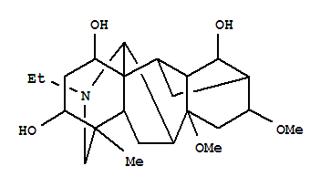 221376-30-3,Aconitane-1,3,14-triol,20-ethyl-8,16-dimethoxy-4-methyl-, (1a,3a,14a,16b)- (9CI),Crispulidine