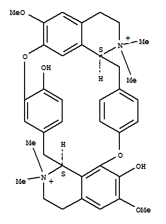 13H-4,6:21,24-Dietheno-8,12-metheno-1H-pyrido[3',2':14,15][1,11]dioxacycloeicosino[2,3,4-ij]isoquinolinium,2,3,13a,14,15,16,25,25a-octahydro-9,19-dihydroxy-18,29-dimethoxy-1,1,14,14-tetramethyl-,(13aS