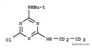 Molecular Structure of 222986-60-9 (TERBUTHYLAZINE D5)