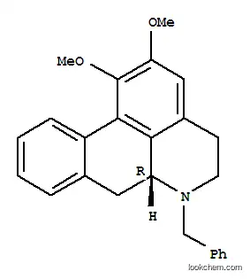 Molecular Structure of 2233-93-4 ((6aR)-6-benzyl-1,2-dimethoxy-5,6,6a,7-tetrahydro-4H-dibenzo[de,g]quinoline)