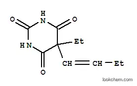 Molecular Structure of 2237-92-5 (5-(but-1-en-1-yl)-5-ethylpyrimidine-2,4,6(1H,3H,5H)-trione)
