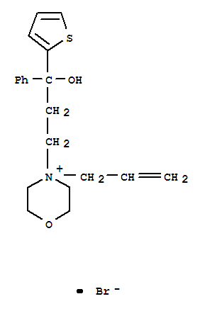 Morpholinium,4-[3-hydroxy-3-phenyl-3-(2-thienyl)propyl]-4-(2-propen-1-yl)-, bromide (1:1)