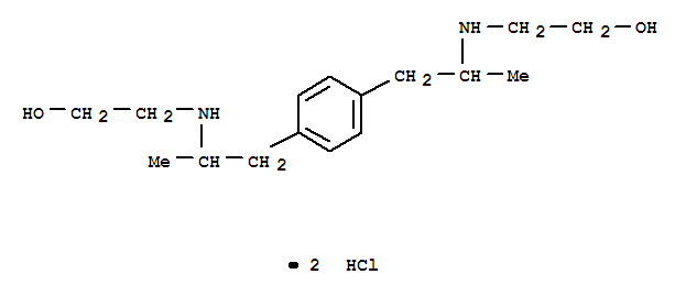 22631-86-3,Ethanol,2,2'-[1,4-phenylenebis[(1-methyl-2,1-ethanediyl)imino]]bis-, dihydrochloride(9CI),Ethanol,2,2'-[p-phenylenebis[(1-methylethylene)imino]]di-, dihydrochloride (8CI);p-Bis(2-ethanolaminopropyl)benzene dihydrochloride