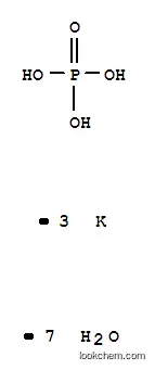 Molecular Structure of 22763-02-6 (POTASSIUM PHOSPHATE TRIBASIC, HEPTAHYDRATE)