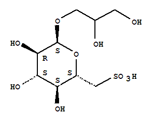 a-D-Glucopyranoside,2,3-dihydroxypropyl6-deoxy-6-sulfo-