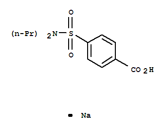 Benzoic acid,4-[(dipropylamino)sulfonyl]-, sodium salt (1:1)(23795-03-1)