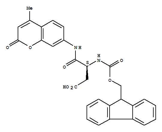 Butanoic acid,3-[[(9H-fluoren-9-ylmethoxy)carbonyl]amino]-4-[(4-methyl-2-oxo-2H-1-benzopyran-7-yl)amino]-4-oxo-,(3S)-