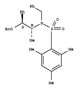 Acetic Acid (1S,2R)-2-[N-Benzyl-N-(Mesitylenesulfonyl)aMino]-1-phenylpropyl Ester [Reagent for double aldol reaction]