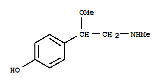 Phenol,4-[1-methoxy-2-(methylamino)ethyl]-