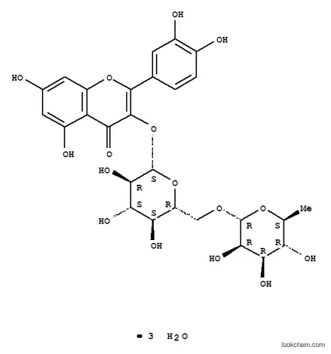 Molecular Structure of 250249-75-3 (Rutin trihydrate)