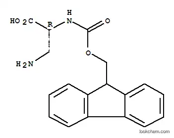 Molecular Structure of 251317-00-7 (FMOC-D-DAP-OH HCL)
