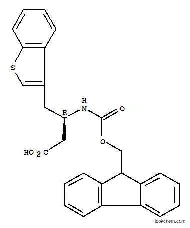 Molecular Structure of 269396-51-2 (Fmoc-(R)-3-Amino-4-(3-benzothienyl)-butyric acid)