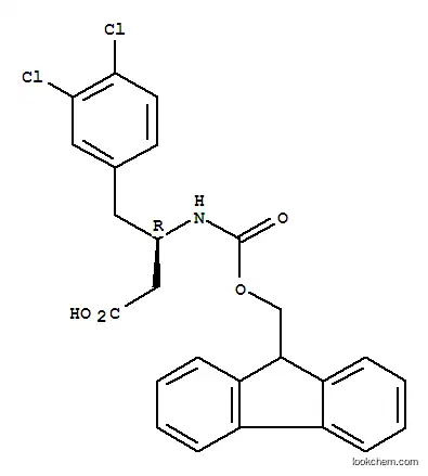 Molecular Structure of 269396-57-8 (FMOC-(R)-3-AMINO-4-(3,4-DICHLORO-PHENYL)-BUTYRIC ACID)