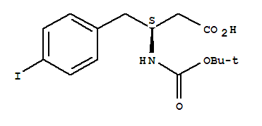 Boc-(S)-3-amino-4-(4-iodophenyl)-butyric acid