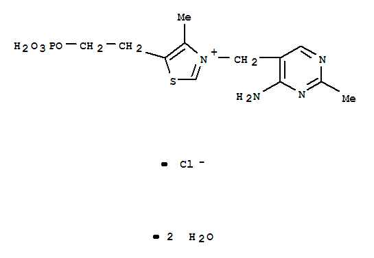 Thiazolium,3-[(4-amino-2-methyl-5-pyrimidinyl)methyl]-4-methyl-5-[2-(phosphonooxy)ethyl]-,chloride, hydrate (1:1:2)