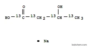 3-HYDROXYBUTYRIC-4-13C ACID  SODIUM SAL&