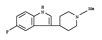 1H-Indole,5-fluoro-3-(1-methyl-4-piperidinyl)-
