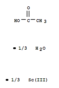 Acetic acid,scandium(3+) salt, monohydrate (9CI)