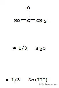 Molecular Structure of 304675-64-7 (SCANDIUM ACETATE)