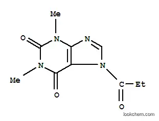 Theophylline,  7-propionyl-  (7CI,8CI)