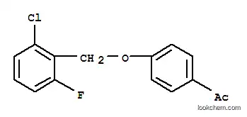 Molecular Structure of 306934-77-0 (1-{4-[(2-CHLORO-6-FLUOROBENZYL)OXY]PHENYL}ETHAN-1-ONE)