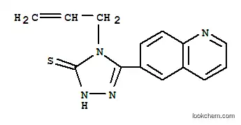 Molecular Structure of 306935-48-8 (4-(ALLYL)-5-(QUINOL-6-YL)-1,2,4-TRIAZOLE-3-THIOL)