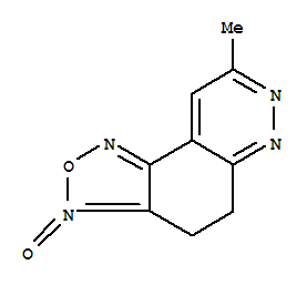 8,9-DIHYDRO-3-METHYL-1,2,5-OXADIAZOLO[3,4-F]CINNOLINE-7-OXIDE